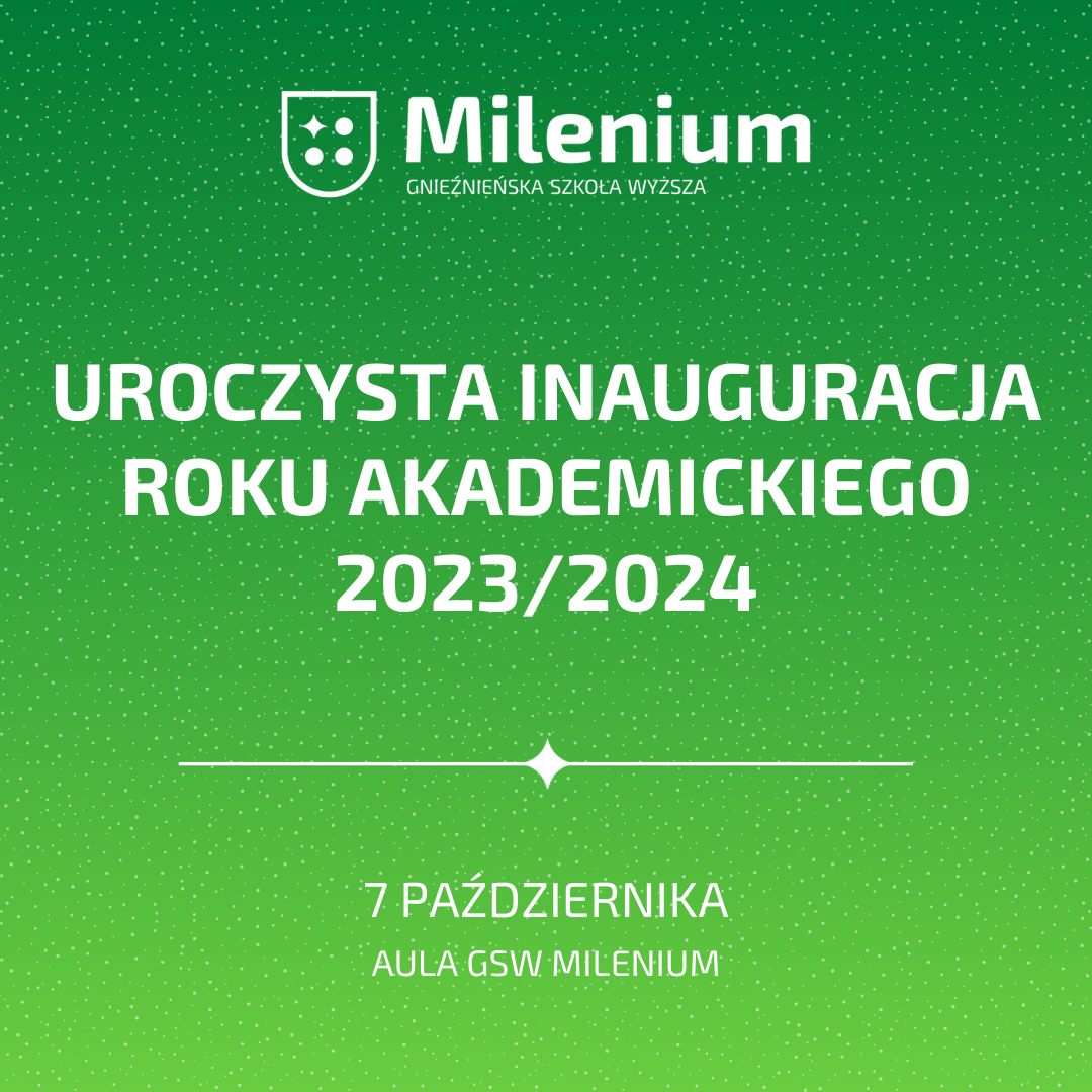inauguracja roku akademickiego 2023/2024 GSW Milenium Gniezno