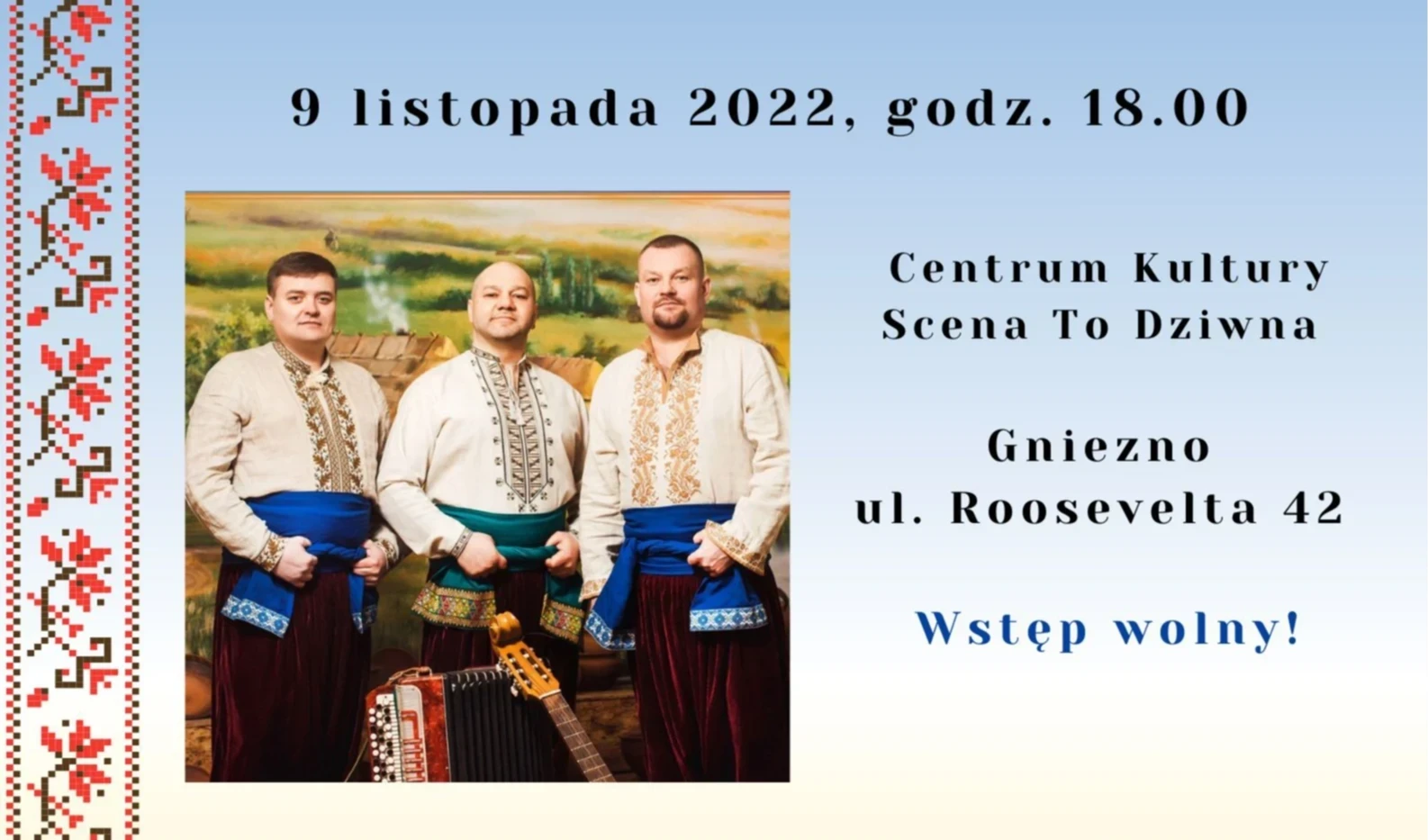Zespół Gonta z Humania wystąpi w Gnieźnie 