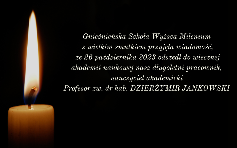 Zmarł Profesor zw. dr hab. Dzierżymir Jankowski