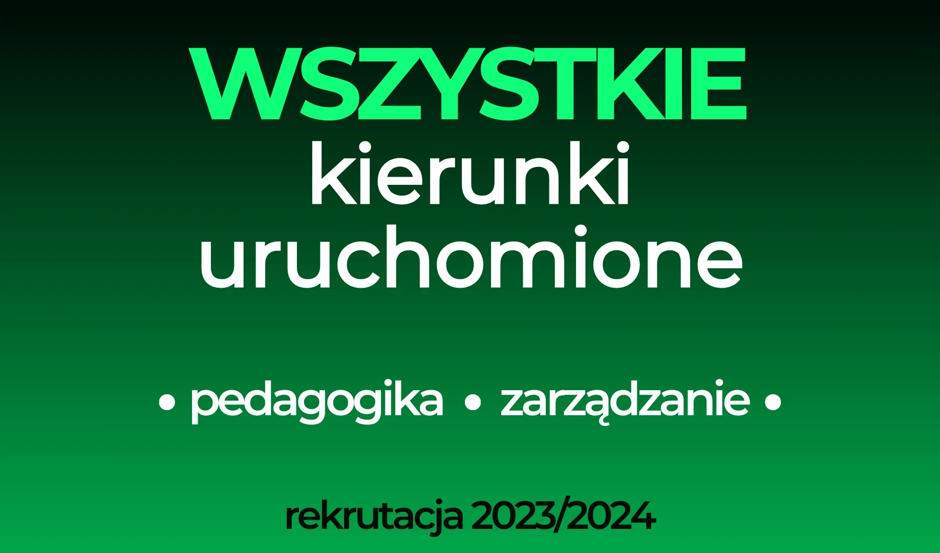 Uruchomione zostały wszystkie kierunki w Gnieźnie i Wągrowcu GSW Milenium studia