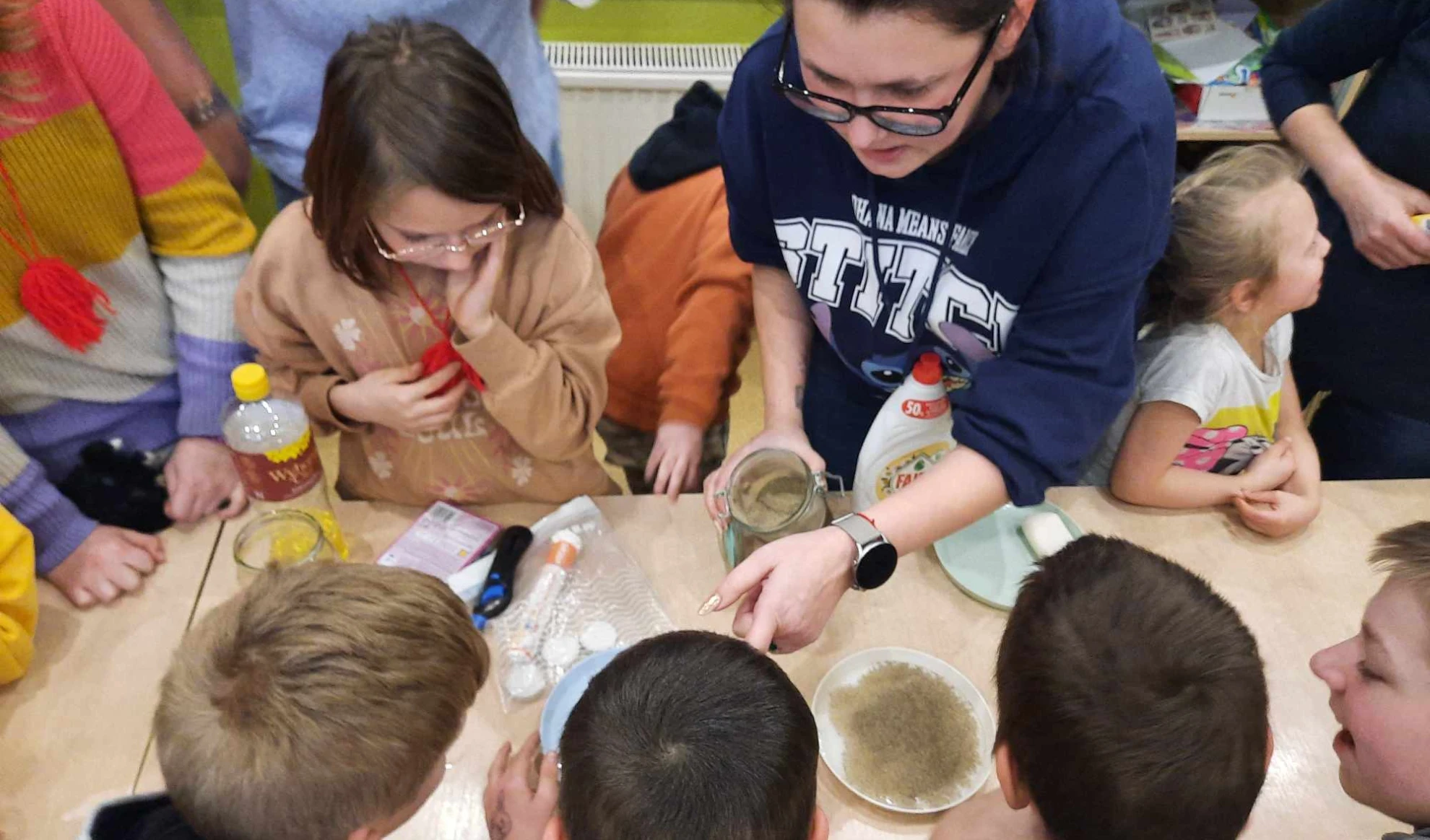 Studentki GSW Milenium prowadzą zajęcia w Miejskiej Świetlicy Socjoterapeutycznej