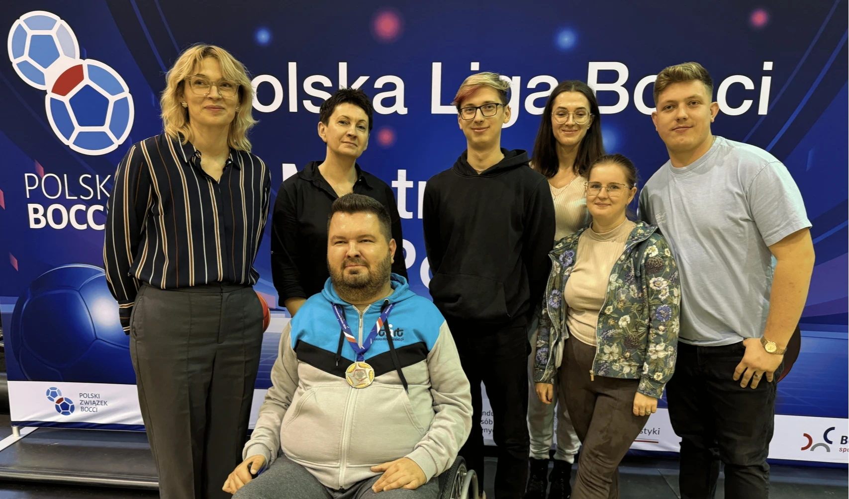 Studenci GSW Milenium na zajęciach terenowych podczas finału Polskiej Ligi Bocci/Mistrzostw Polski 2024