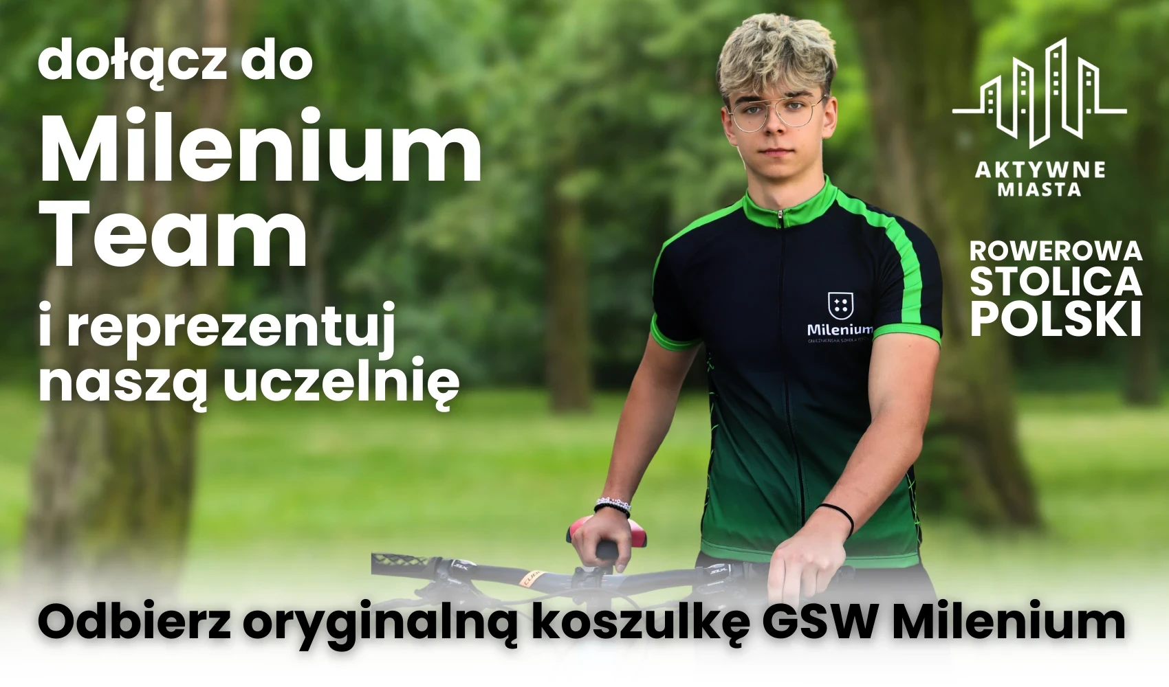 Dołącz do Milenium Team i walcz o Rowerową Stolicę Polski