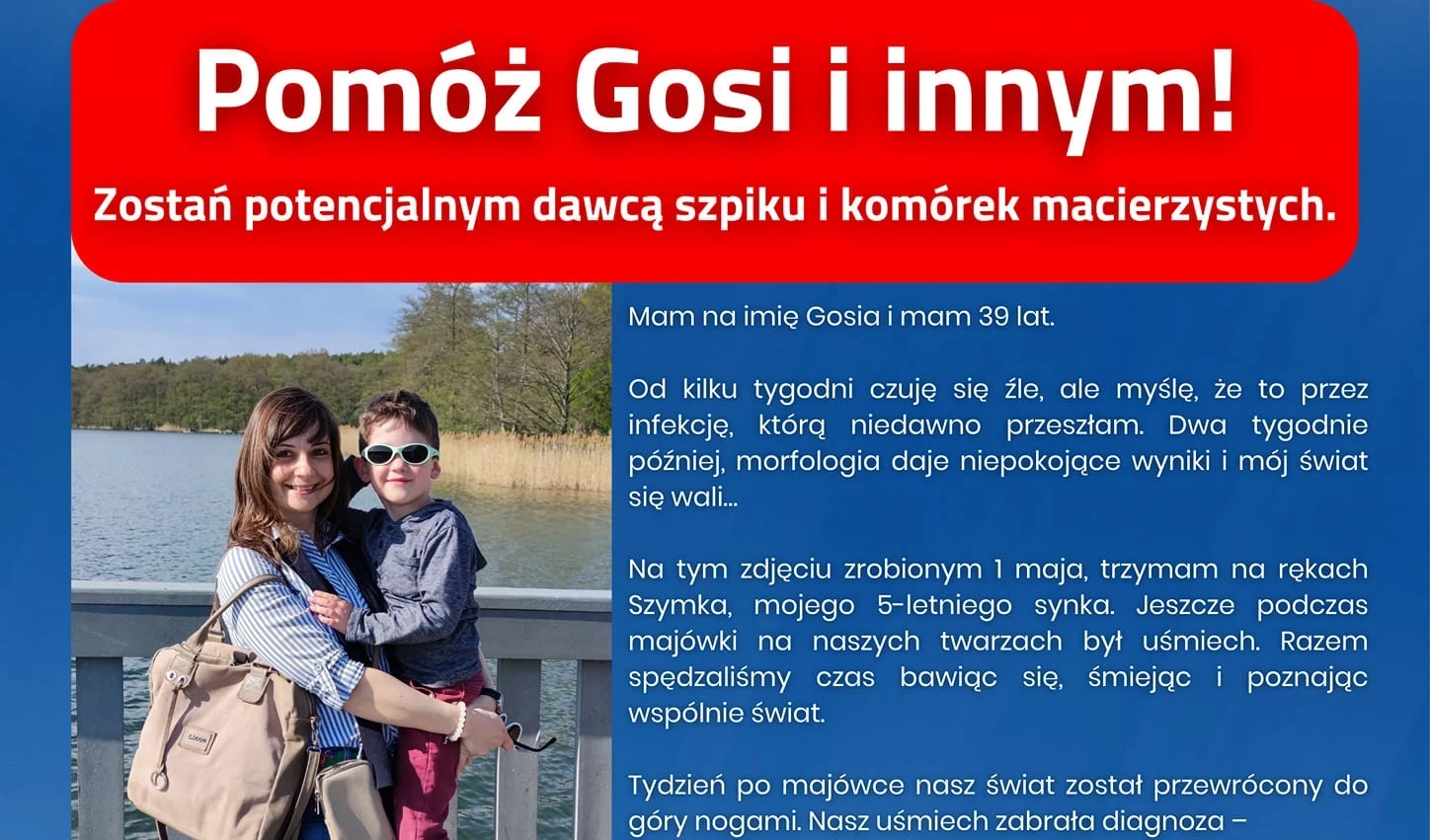Pomoc dla naszej wykładowczyni chorej na białaczkę
