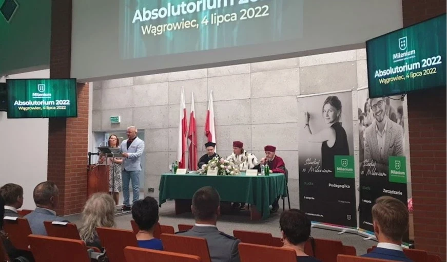 Uroczystość Absolutorium 2022 w Filii GSW Milenium w Wągrowcu