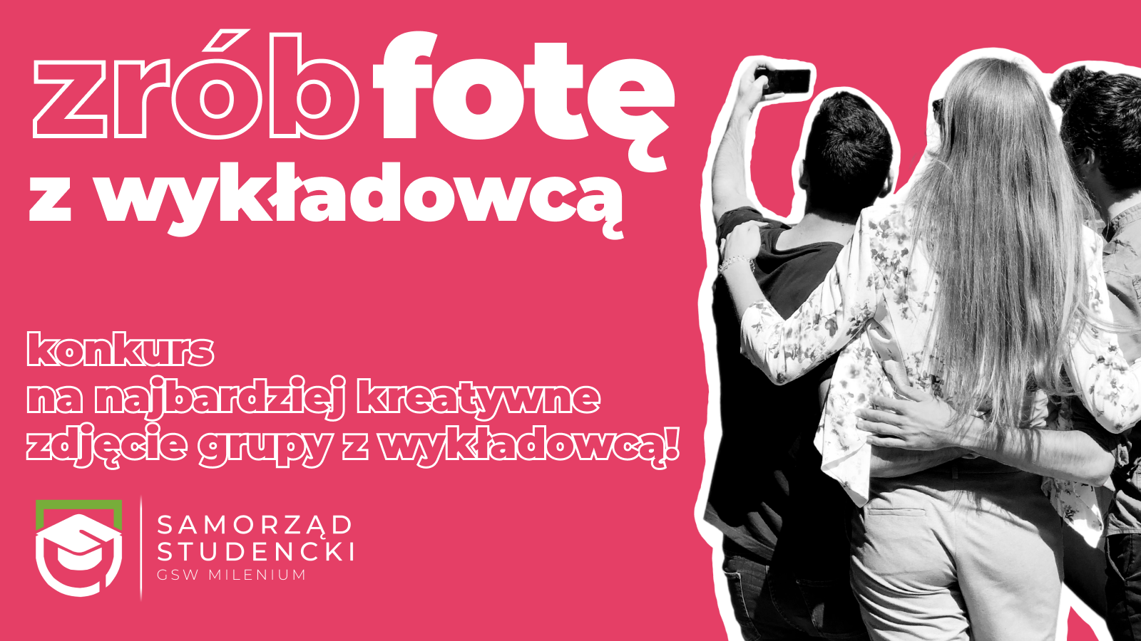 KONKURS na najbardziej kreatywne zdjęcie z wykładowcą!