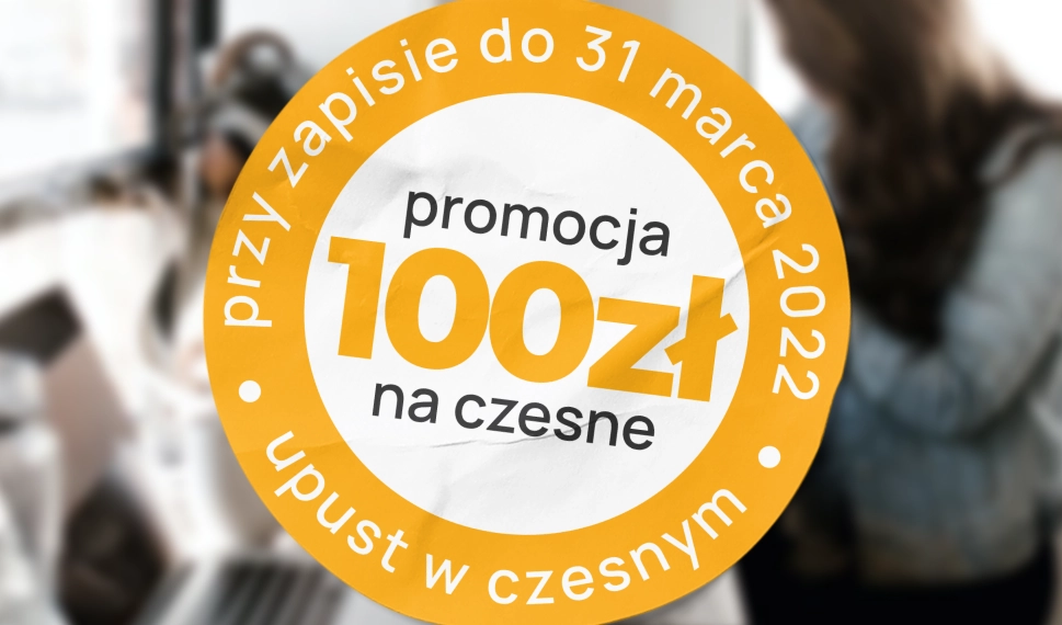 ODBIERZ RABAT 100 zł przy zapisie na studia podyplomowe do 31 marca!