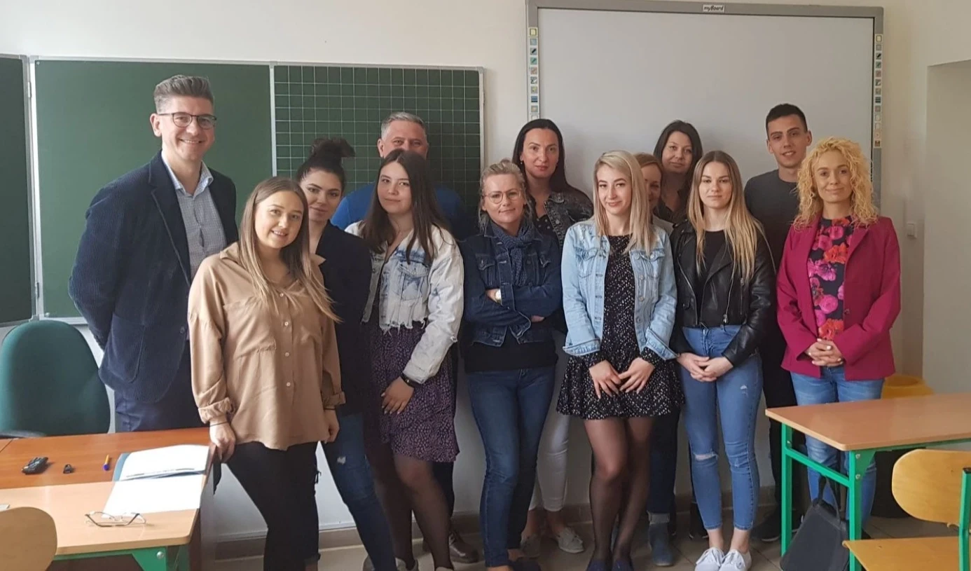 Podczas zajęć na kierunku Zarządzanie gościliśmy specjalistę biznesowego Marcina Śliwińskiego