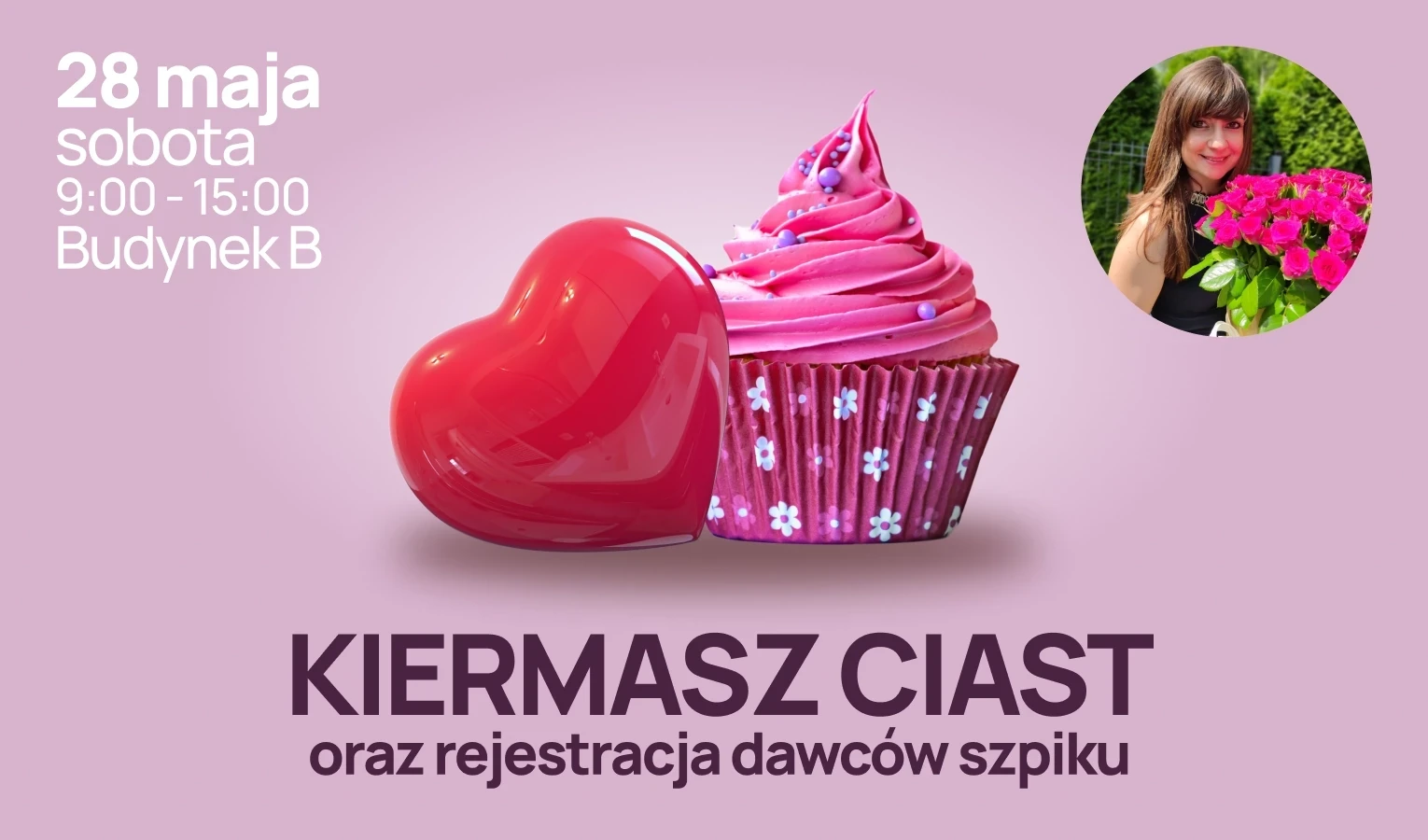 Pomóżmy naszej wykładowczyni! 28 maja kiermasz ciast i rejestracja dawców szpiku