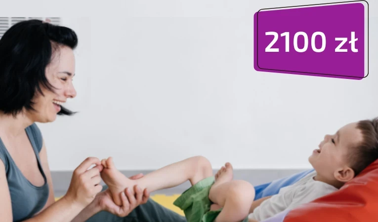 Wspieranie rozwoju i edukacja osób ze spektrum autyzmu w cenie 2100 zł za całość